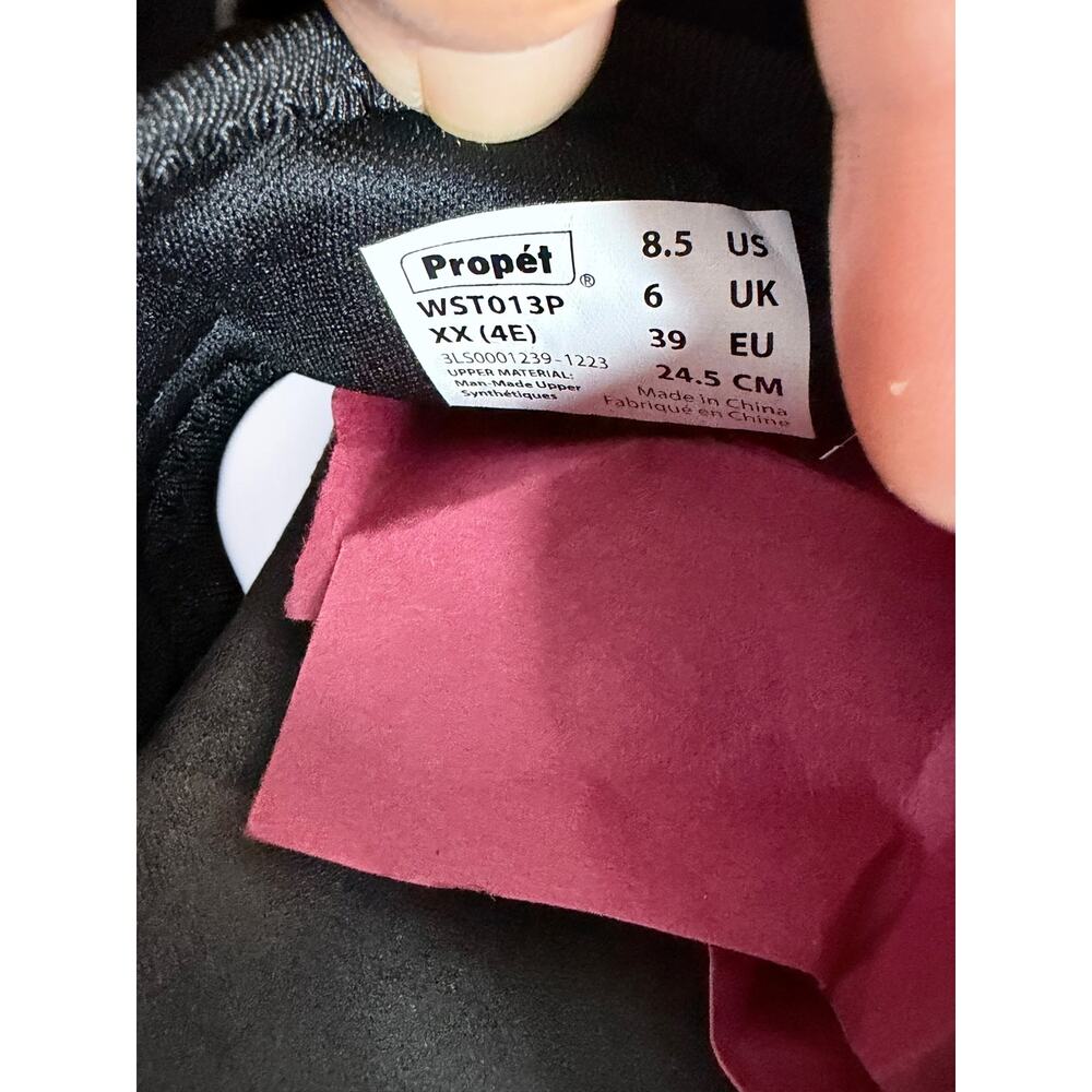 Propet TravelActiv Sport Sandals Women’s 8.5 4E Extra Extra Wide Black - Picture 7 of 14